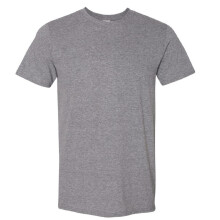 (3XL, Graphite Heather) Gildan Mens Short Sleeve Soft-Style T-Shirt