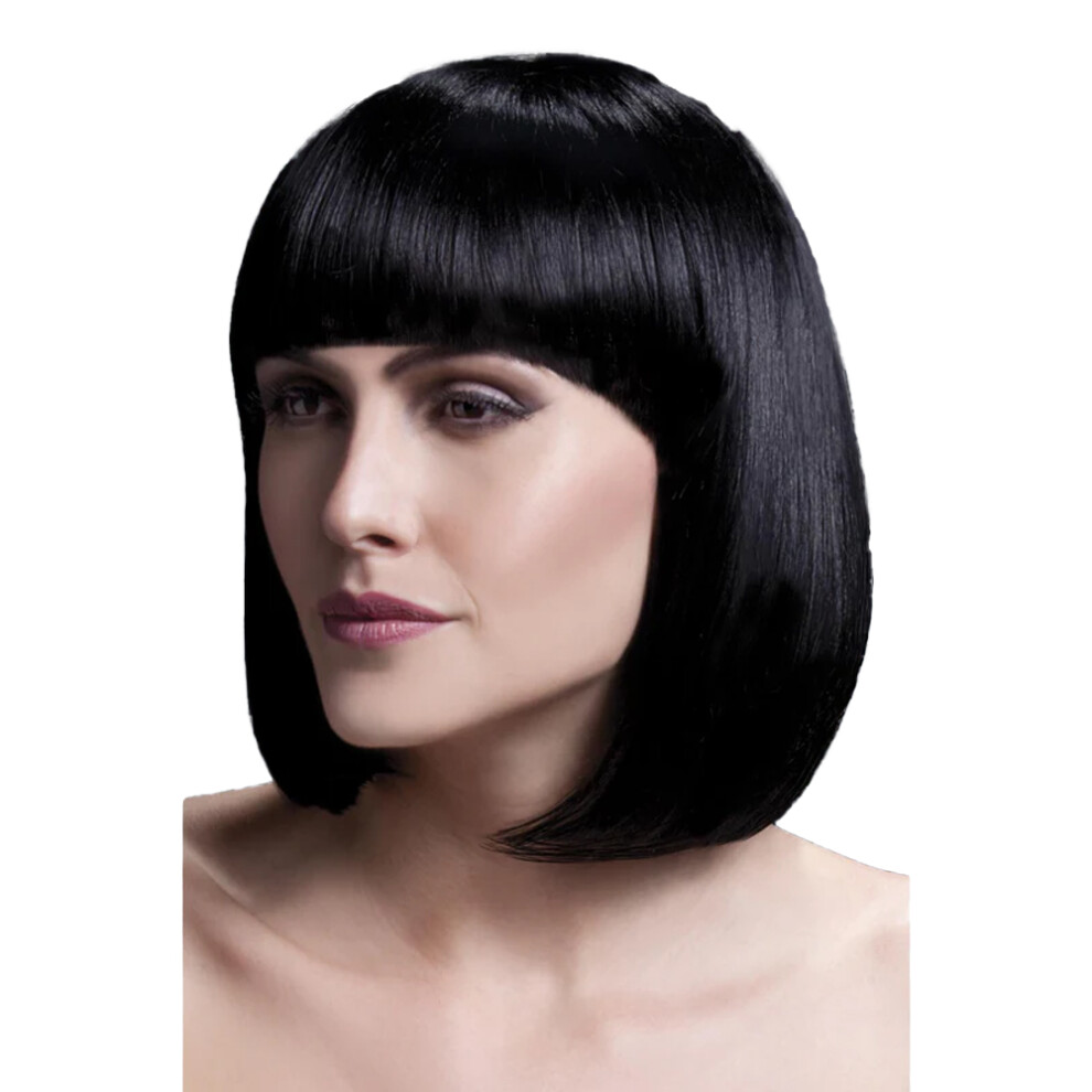 Fever Unisex Black (One Size, ) Womens/Ladies Elise Wig