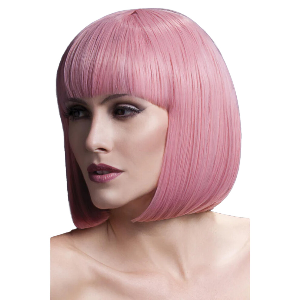 Fever Unisex Pink (One Size, Pastel ) Womens/Ladies Elise Wig