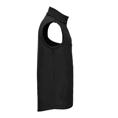 Russell (XS, Black) Russell Mens Smart Softshell Gilet 2