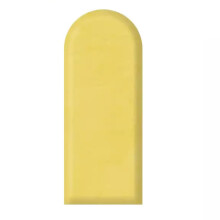 Padded Wall Panels with ImpactReducing Cushioning, Waterproof DIY Peel and Stick for Kids Playroom, Yellow 25x60cm