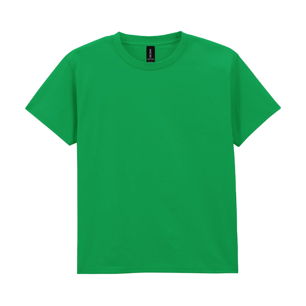 Gildan (9 Years, Irish ) Childrens/Kids Cotton Lightweight T-Shirt Green
