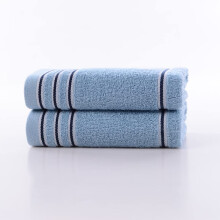 Blue Cotton Hand Towel for Bathroom, Ultra Soft and Absorbent, Durable Washable Fabric 27.56x13.39inch