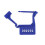 Security Seal Tags Tamper Evident Luggage Locks Numbered Plastic Padlock Tags Blue 1000 Pack 1