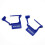 Security Seal Tags Tamper Evident Luggage Locks Numbered Plastic Padlock Tags Blue 1000 Pack 2