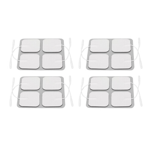 16pcs Reusable Self Adhesive Electrode Pads 2x2in for Therapy