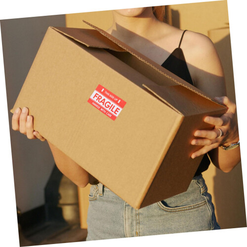 Fragile Stickers Roll SelfAdhesive Waterproof  Labels for Boxes with Clear Handling Instructions 1