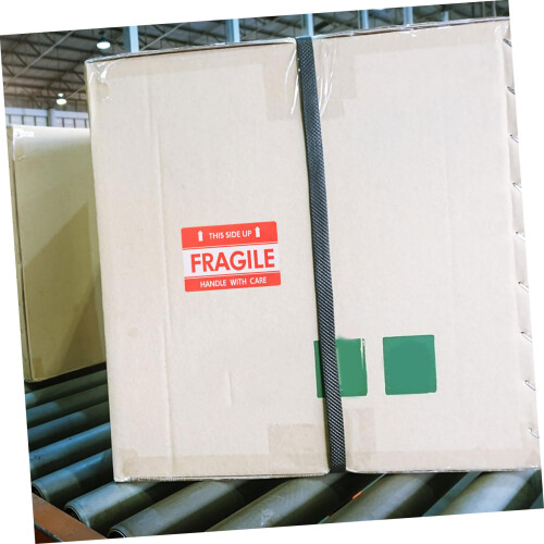 Fragile Stickers Roll SelfAdhesive Waterproof  Labels for Boxes with Clear Handling Instructions 2