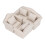 1:12 Scale Handcrafted Miniature Dollhouse Sofa with Pillows 11