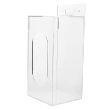 Clear Acrylic Wall Mounted Glove Dispenser Space Saving Holder for Masks Gloves and Tissues