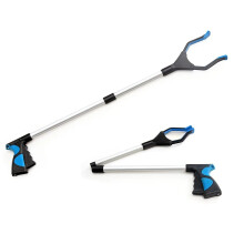 Litter Picker 81cm Foldable Aluminum Grabber Tool for Trash Pickup with Rotating Head