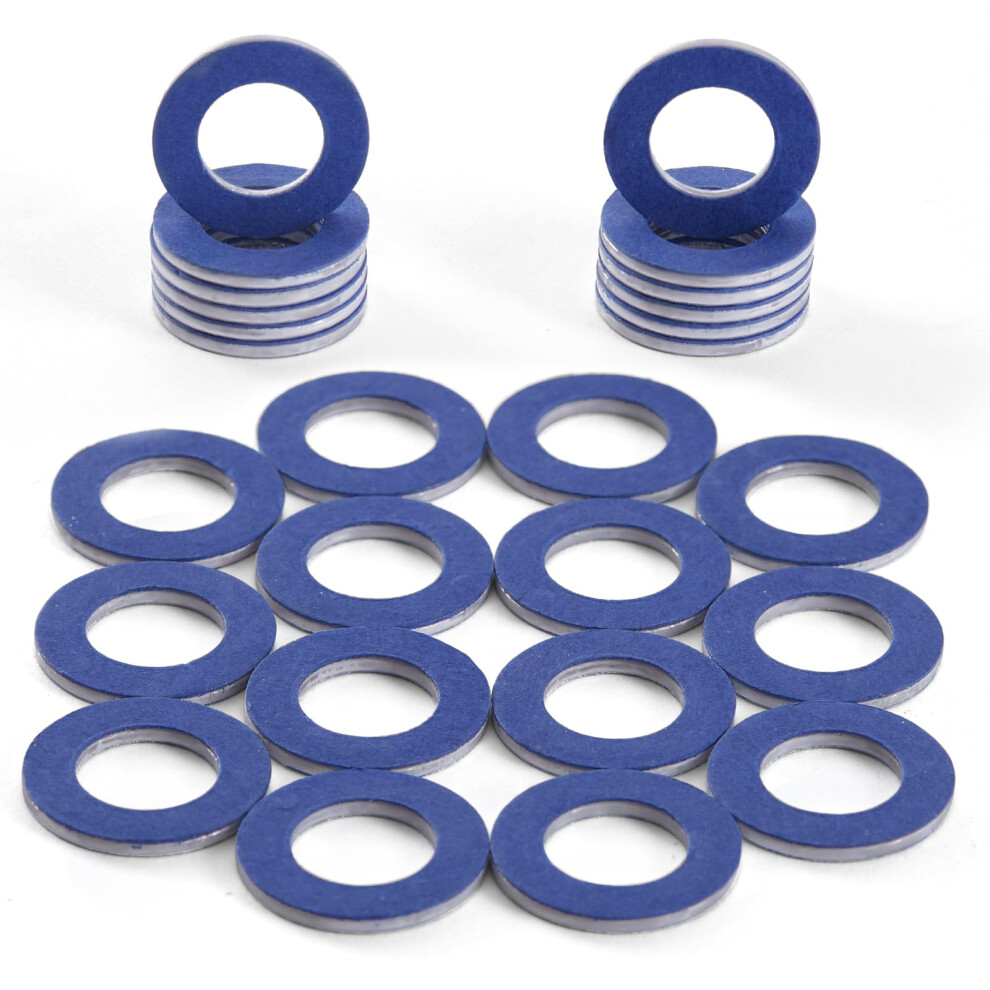 9043012031 Oil Drain Plug Washer Gasket 26Pcs Leakproof Oem Fit For Toyota Lexus Scion 9169991992259