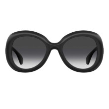 (One Size, Black) Moschino Womens/Ladies Round Frame Sunglasses