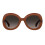 Moschino (One Size, Red) Moschino Womens/Ladies Round Frame Sunglasses 1