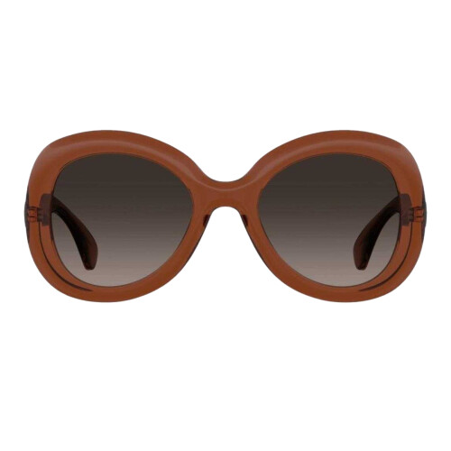 Moschino (One Size, Red) Moschino Womens/Ladies Round Frame Sunglasses