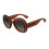 Moschino (One Size, Red) Moschino Womens/Ladies Round Frame Sunglasses 2