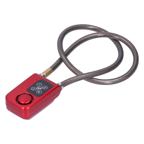 Vibration Trigger Alarm Lock, Remote Control Unlocking Method Smart Security Device with Breakage Detection Feature 2