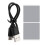 Fingerprint Padlock USB Charging, 20 Fingerprints, Grey 5