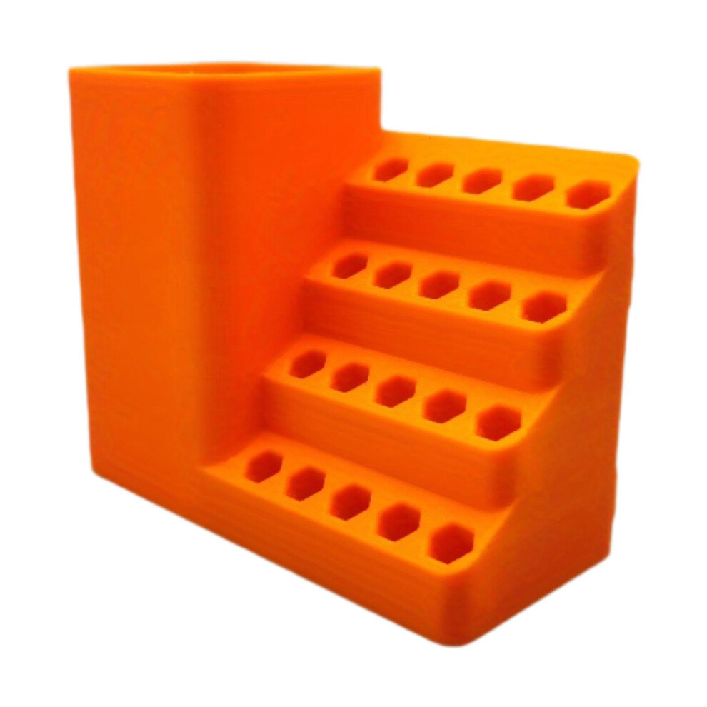 Pegboard Tool Organizer 20Slot Screwdriver Bit Holder Rack For Garage Storage And Easy Installation 9310869812289