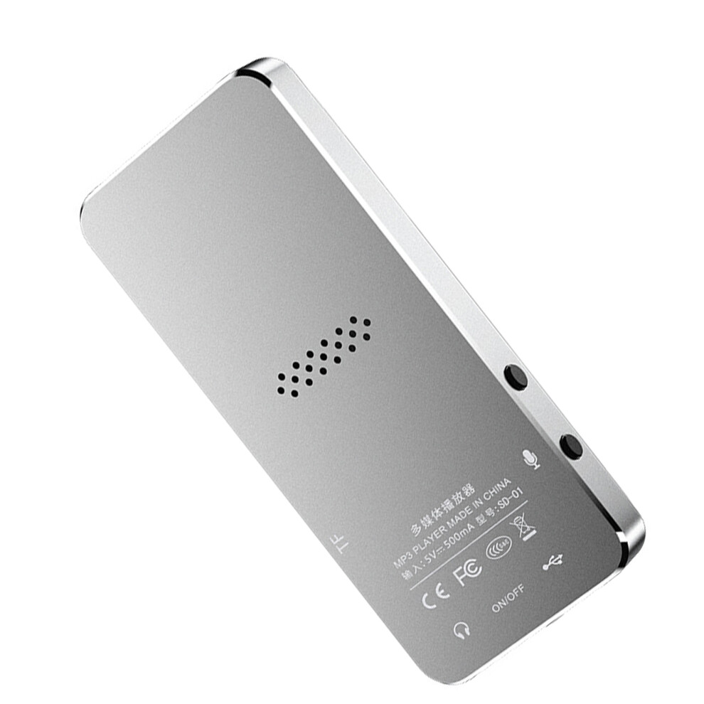 Portable Mp3 Player With Bt 5.2, 16G, 1.77" Screen, Black 9381384212229