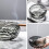 Glass Ashtray with Deep Bowl, Thicker Stackable Clear Design, Four Grooves for Home and Bar 3