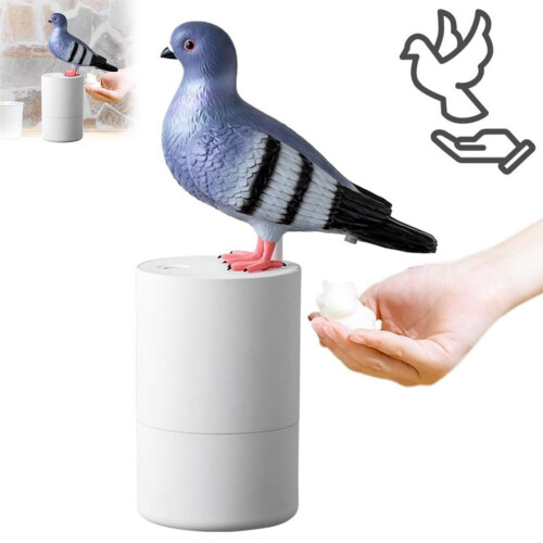 Pigeon Soap Automatic Foaming HandDispenser, Blue Bird Touchless Induction Refillable for Kitchen Bathroom Hall 1