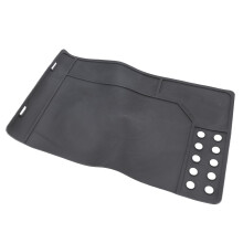 Magnetic Work Mat Large Oil Proof Non Slip Rubber Workbench Mat for Phone Parts Black