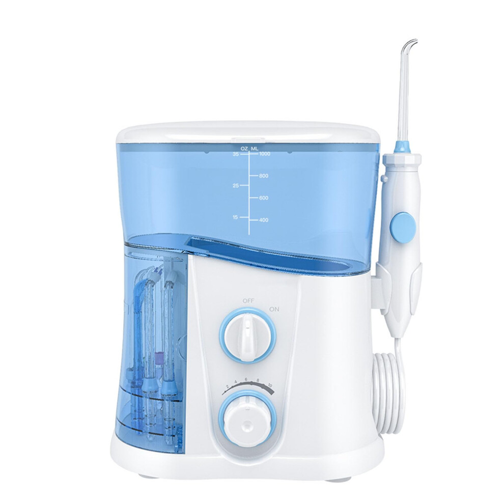 Water Flosser Oral Irrigator with Large Capacity Tank, Adjustable Modes and Multiple Nozzles