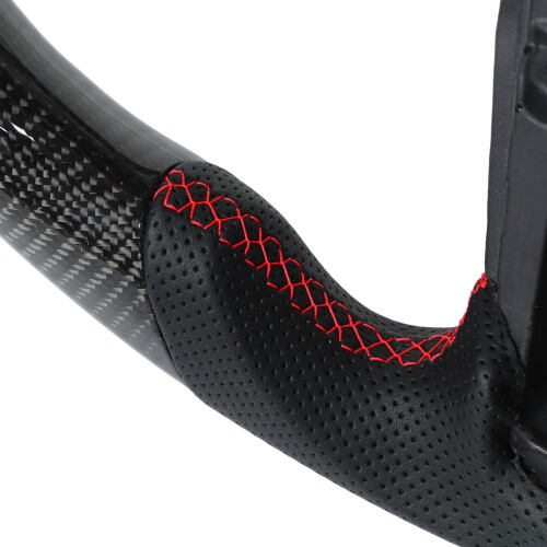 Perforated Carbon Steering Wheel for Land Rover