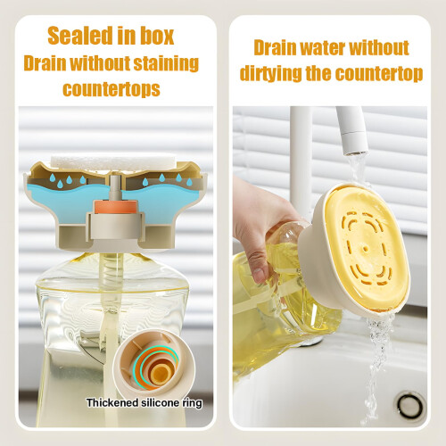 Reusable Liquid Detergent Dispenser with Broad Outlet Compatibility for Laundry (#02) 2