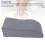 Ergonomic S-Shaped Memory Foam Leg Rest Pillow 25x58x17cm 13