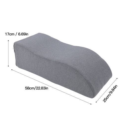 Ergonomic S-Shaped Memory Foam Leg Rest Pillow 25x58x17cm 1