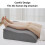 Memory Foam S Shaped Leg Rest Pillow 55x58x17cm for Back Support 5