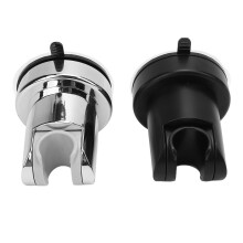 Soporte para cabezal de ducha con ventosa ajustable, negro