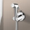 Supporto per soffione doccia a ventosa in ABS Nero/Argento 8