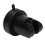 Supporto per soffione doccia a ventosa in ABS Nero/Argento 9