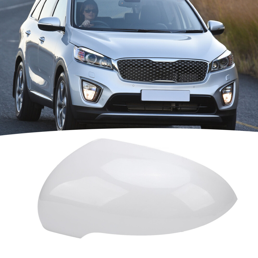Impact-Resistant Rear View Mirror Cap Cover For Sorento 2015-2020 White 7661384926664