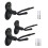 2Pcs Violin Wall Mount Set, Durable Iron Viola Hanger with Rubber Padding for Home Studio Display 3