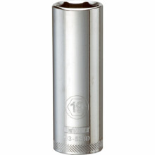 Metric Deep Socket, 6-Point, 1/2 In. Drive, 19mm - DWMT93534OSP