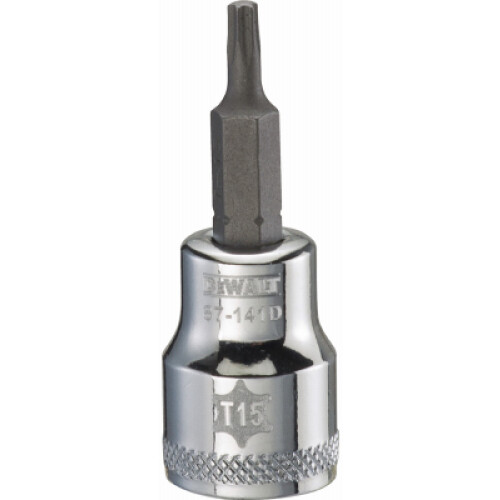 DeWalt T15 Star Torx Socket, 3/8 In. Drive - DWMT87141OSP