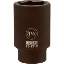 SAE Deep Impact Socket, 6-Point, 3/4 In. Drive, 1-1/2 In. - DWMT75131OSP