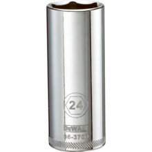 Metric Deep Socket, 6-Point, 1/2 In. Drive, 24mm - DWMT96370OSP