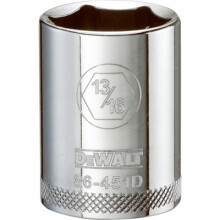 SAE Socket, Shallow, 6-Point, 13/16 In., 1/2 In. Drive - DWMT86451OSP