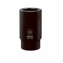 Metric Deep Impact Socket, 6-Point, 3/4 In. Drive, 33mm - DWMT75148OSP