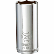 Metric Deep Socket, 6-Point, 3/8 In. Drive, 21mm - DWMT96362OSP
