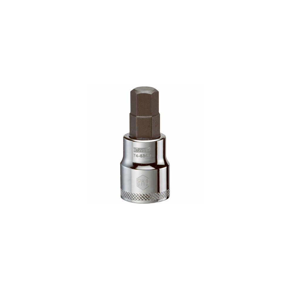 Photos - Other Hand Tools DeWALT Hex Bit Socket, 7/16 In., 1/2 In. Drive - DWMT74634OSP DWMT74634OSP