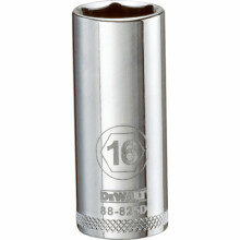 Metric Deep Socket, 6-Point, 3/8 In. Drive, 16mm - DWMT88825OSP