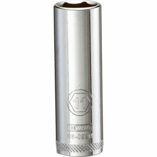 DeWalt Metric Deep Socket, 6-Point, 1/4 In. Drive, 11mm - DWMT86099OSP
