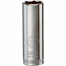 Metric Deep Socket, 6-Point, 1/4 In. Drive, 12mm - DWMT86100OSP