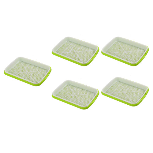 10Pcs Premium Plastic Growth Germination Tray for Hydroponic Sprouting 1